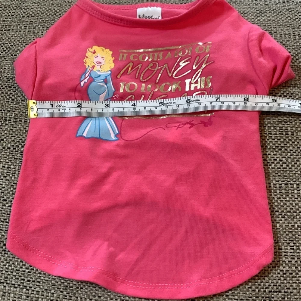 Dolly Parton dog shirt Dollywood size small. NEW WITHOUT TAGS
